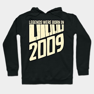 2009 Birthday Vintage Piano Pianist Hoodie